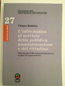 Book Cover: L’informatica al servizio del cittadino e della Pubblica Amministrazione - monografia