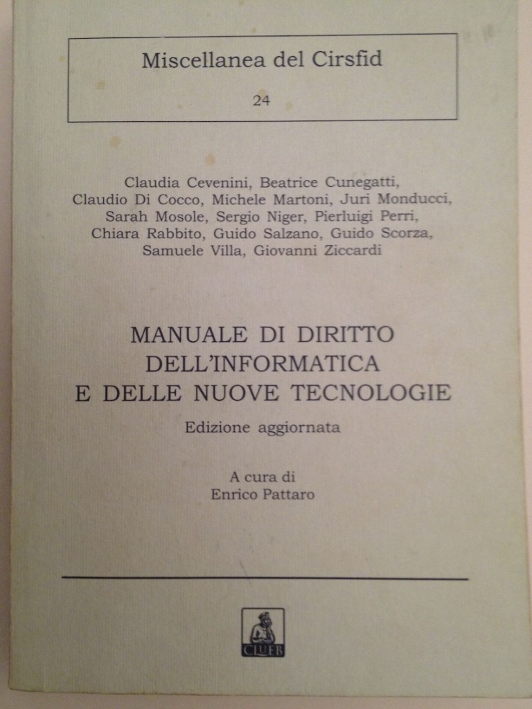 Book Cover: Il documento informatico amministrativo